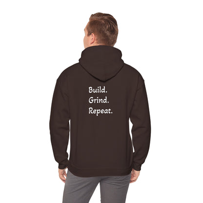 Hoodie "Build. Grind. Repeat." (on the back)