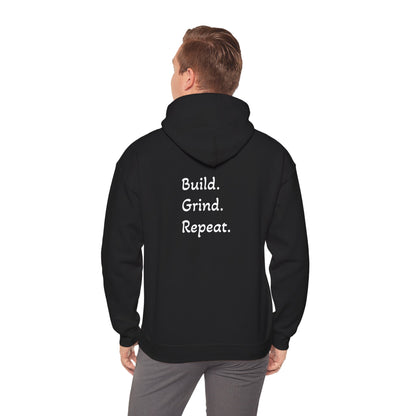 Hoodie "Build. Grind. Repeat." (on the back)