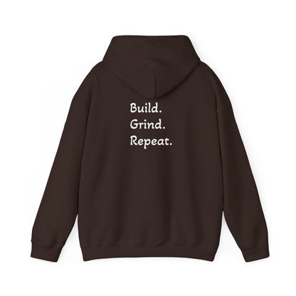 Hoodie "Build. Grind. Repeat." (on the back)