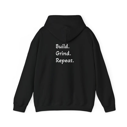 Hoodie "Build. Grind. Repeat." (on the back)