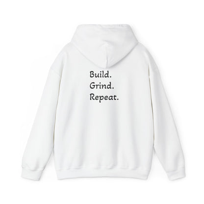 Hoodie "Build. Grind. Repeat." (on the back)